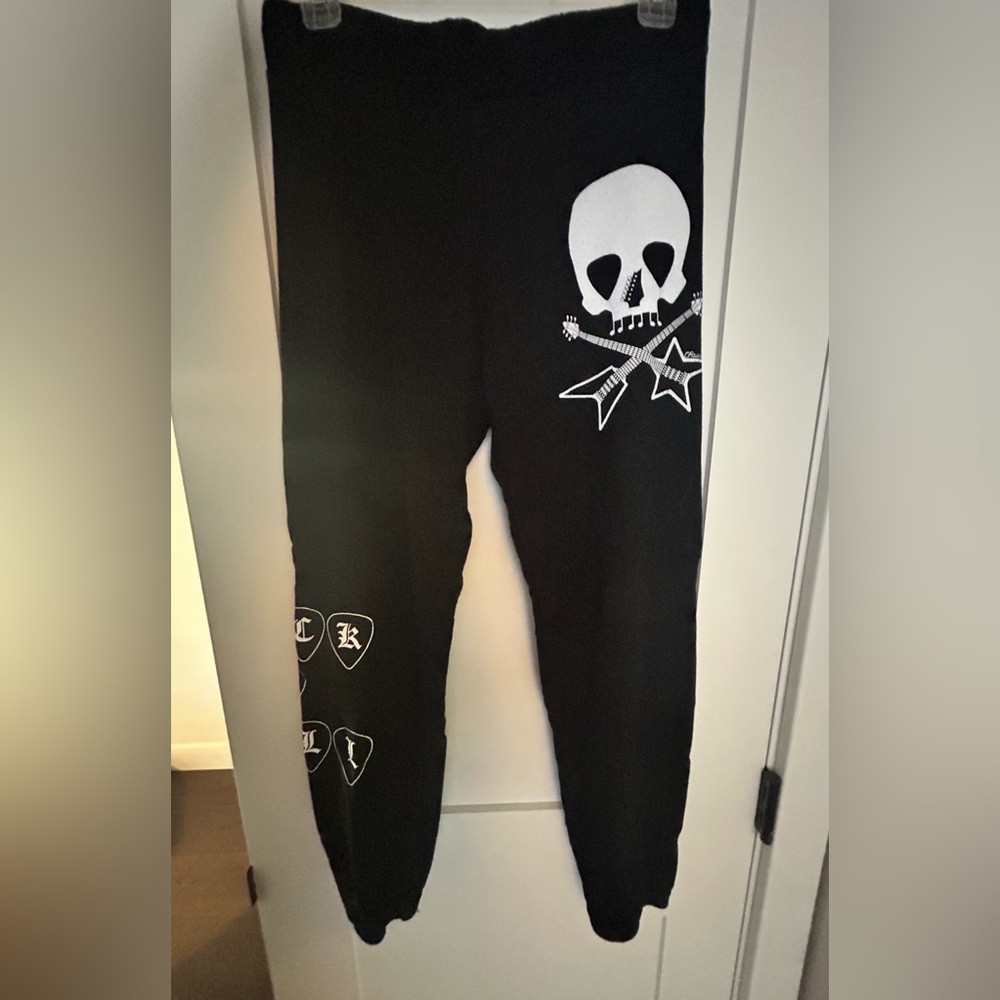 Lauren Moshi Skulls, Rock and Roll Sweatpants